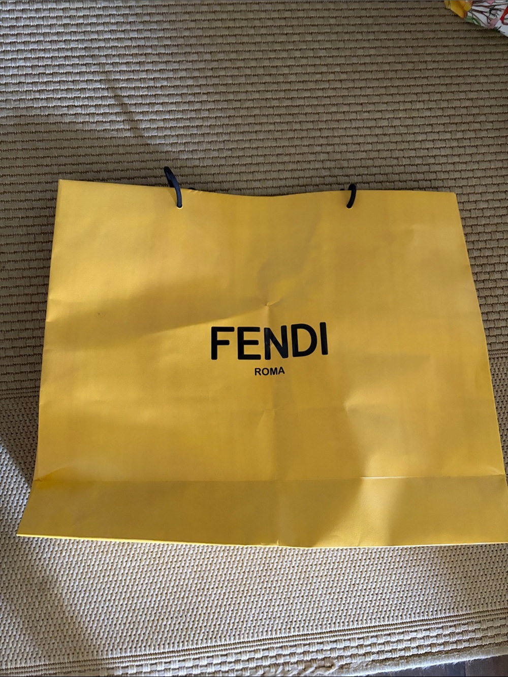Fendi paper shopping bag